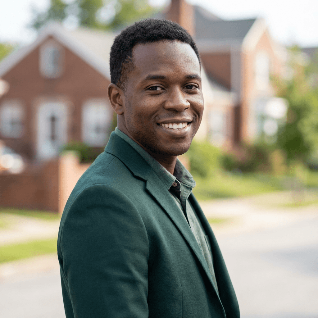 David Okonkwo smiling at a fundraising event