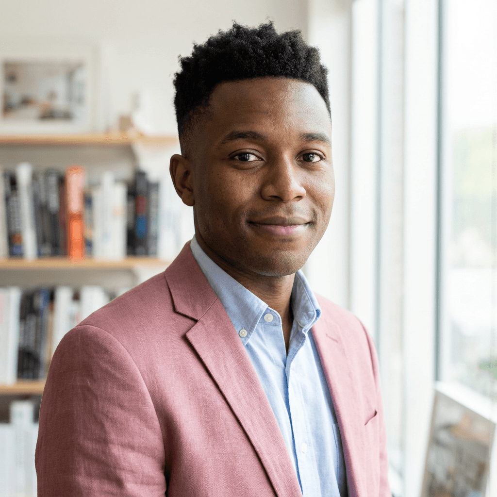 David Okonkwo, an event organizer, at a community gathering in Toronto